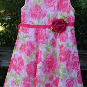 YOUNGLAND/Girls Sz 5/Floral Lace/Tulle Party Dress